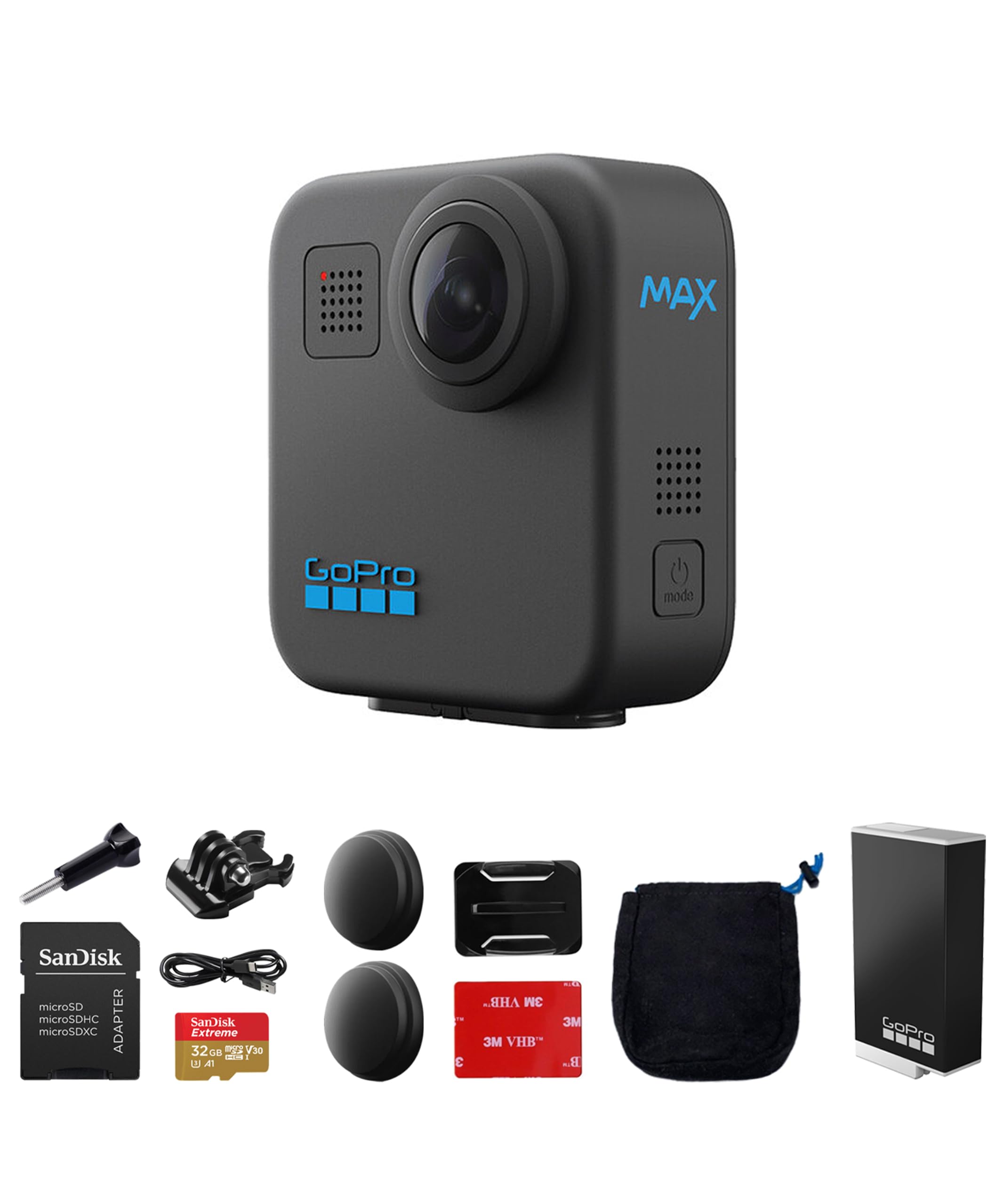 Amazon.com : GoPro MAX 360 Action Camera 5.6K30, Rechargeable